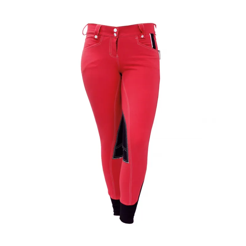 Horseware Adalie Ladies Knee Patch Breeches - Watermelon